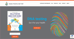 Desktop Screenshot of makepeoplebetter.com